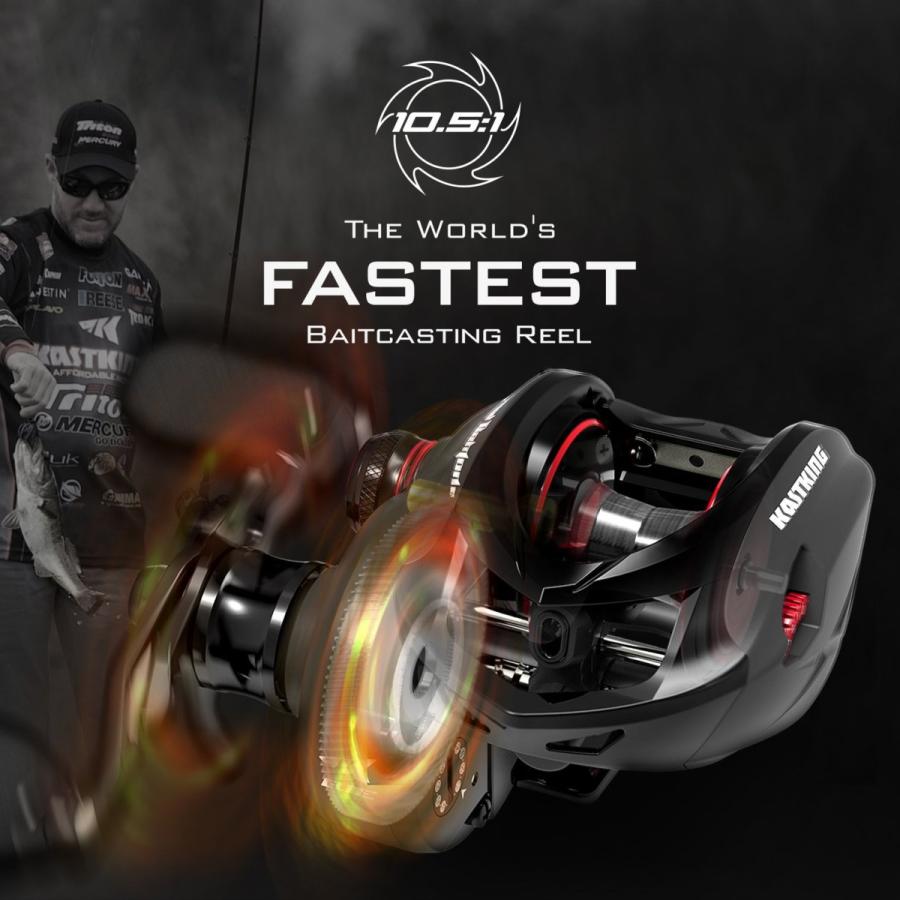 KastKing Speed Demon Elite Fishing Reel カストキング スピードデーモンエリート ベイトリール｜lynxoutdoor｜03