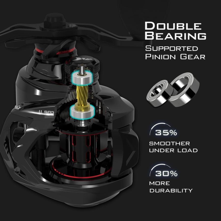 KASTKING Kastking Spartacus II Baitcasting reel Fire Engine KASTKING Kastking Spartacus II Baitcasting reel Fire Engine