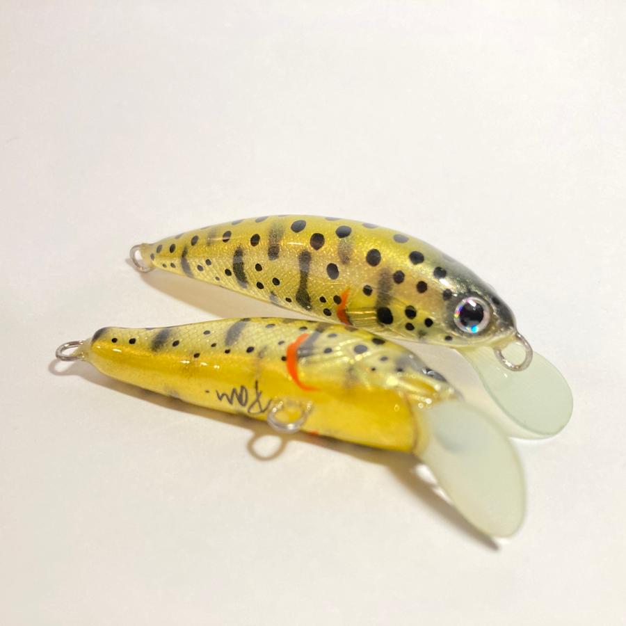 55 Gold trout 55 ゴールドトラウト ミノー ハンドメイド トラウト ルアー PAN hand made LURES｜lynxoutdoor｜05