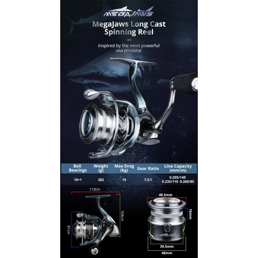 KASTKING KastKing MegaJaws 2500 Size Long Cast カストキング KASTKING KastKing MegaJaws 2500 Size Long Cast カストキング