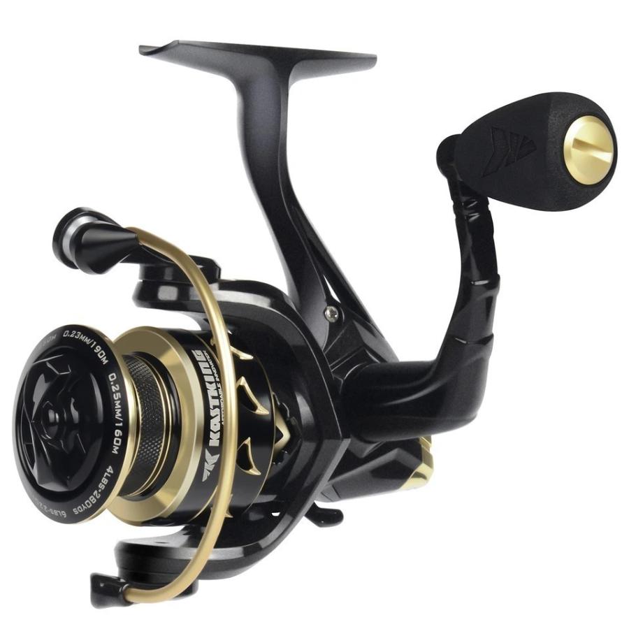 KastKing Kestrel Spinning and Ice Fishing Reel 1000 SFS Carbon Body,  Lightweight and Weighs 4.6 Oz, Full Carbon Fiber Frame, 10+1  Stainless-Steel