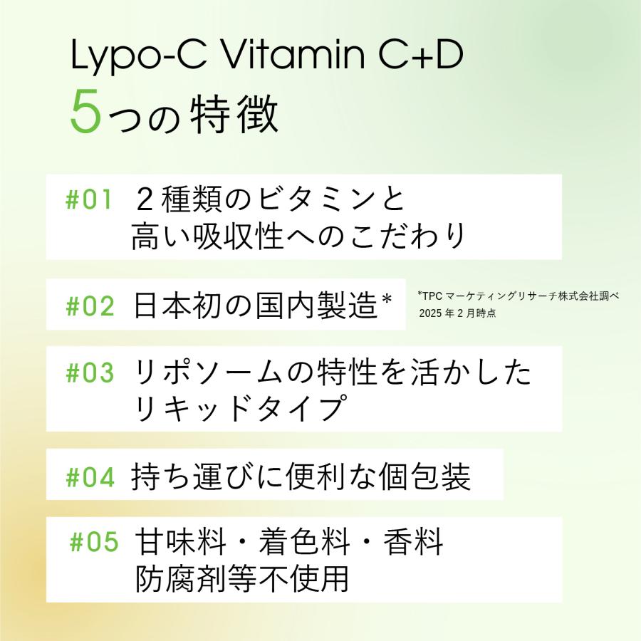 LypoーC ビタミンD ビタミンC Lypo-C 公式 リポカプセルビタミン C+D