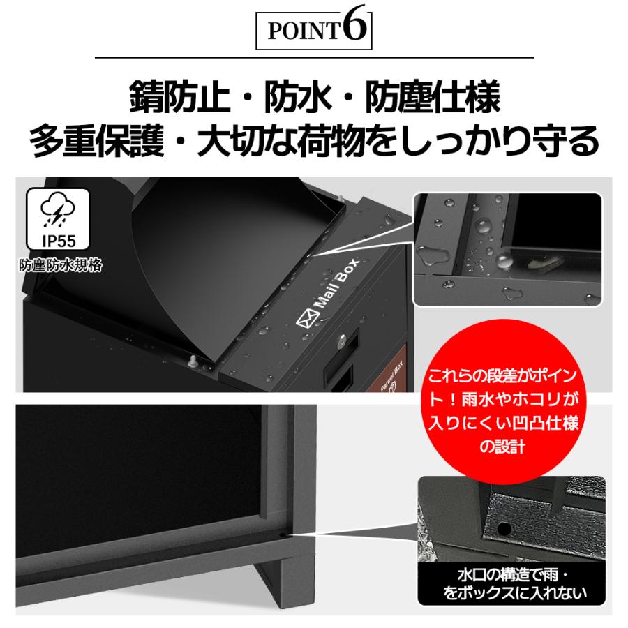 宅内搬入まで COVELL 宅配ボックス スポスト複数投函 一戸建て 一体型 大容量