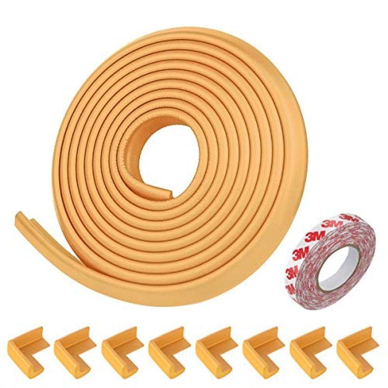 Findbetterfindbetter コーナーガード コーナークッション 全長5m 8個 強力両面テープ付き Sgs国際検査済 赤ちゃん 翌日発送可能