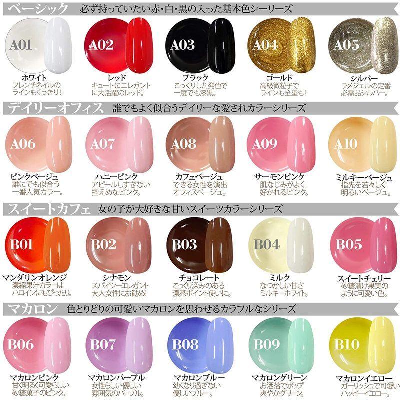 Nailrecipe ネイルレシピ ネイル ジェルネイル カラージェル ５色セット 発色抜群 お花のように可愛いカラージェル ネオン L Y S Shop 通販 Yahoo ショッピング