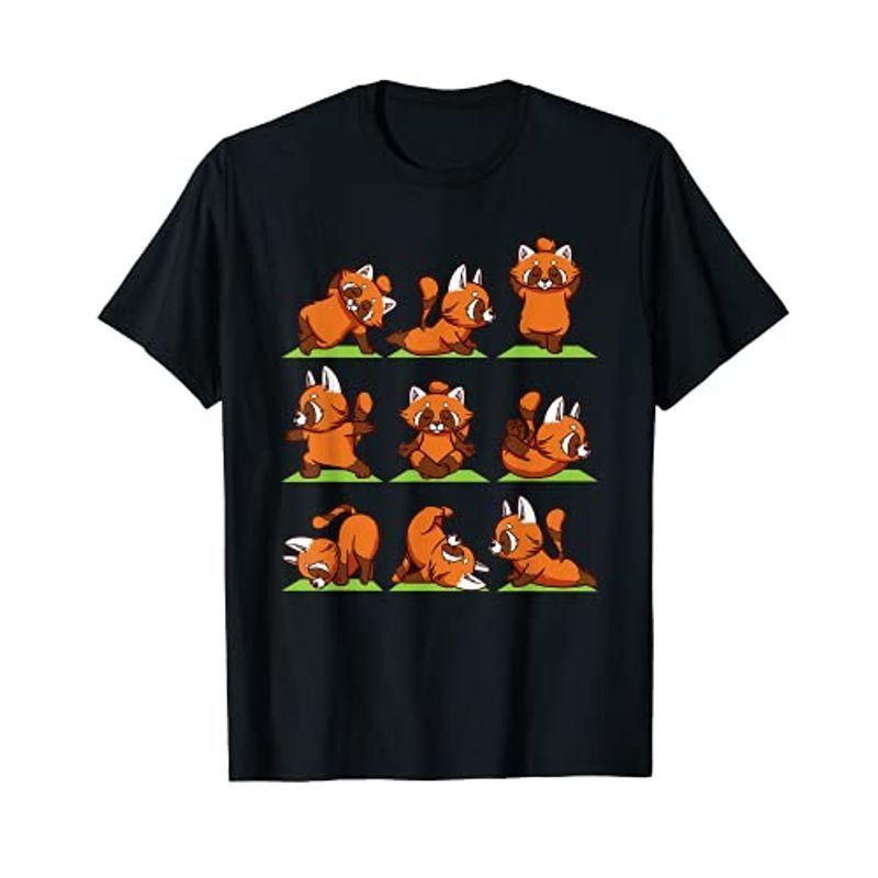 面白いtシャツ かわいい レッサーパンダ ヨガ 瞑想 ポーズ 服 たぬき 動物 メンズ レディース グッズ Tシャツ L Y S Shop 通販 Yahoo ショッピング