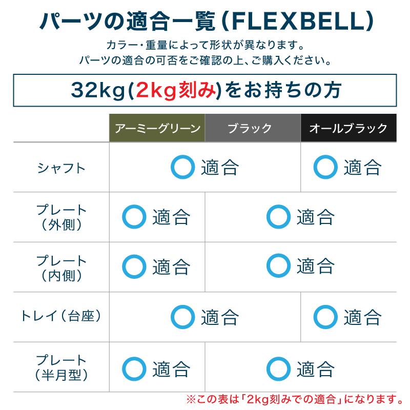 フレックスベル 2kg刻み 20kg/32kg/36kg/S24kg/S40kg 専用 シャフト