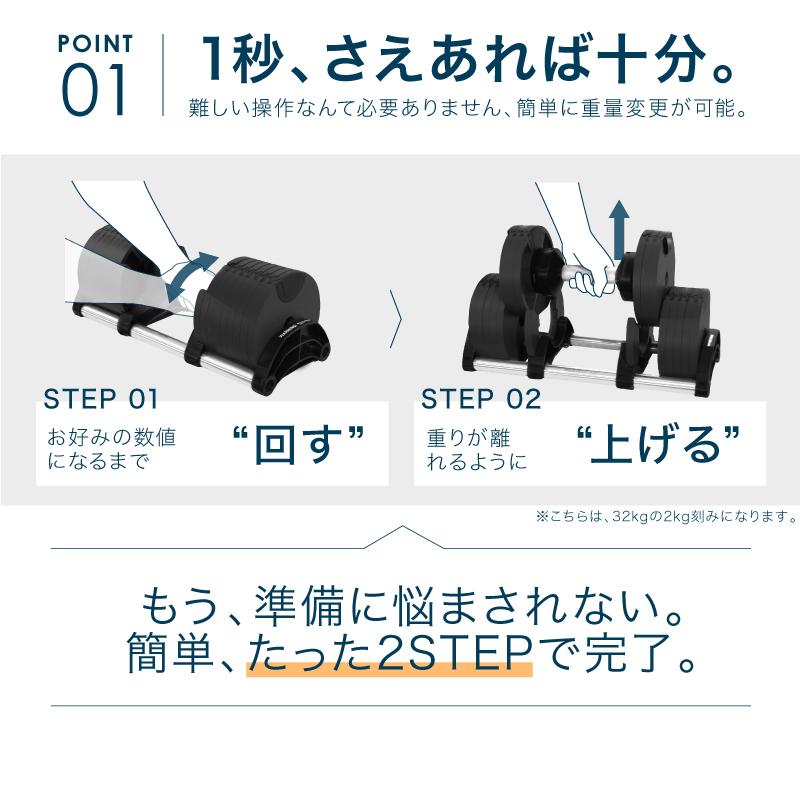 ダンベル フレックスベル 4kg刻み 20kg 1個 可変式ダンベル (1 ダンベル フレックスベル 4kg刻み 20kg 1個 可変式ダンベル (1