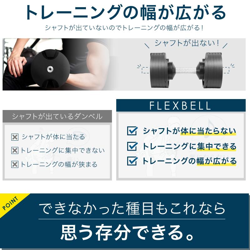 レビュー投稿で2年保証) ダンベル フレックスベル 2kg刻み 20kg レビュー投稿で2年保証) ダンベル フレックスベル 2kg刻み 20kg