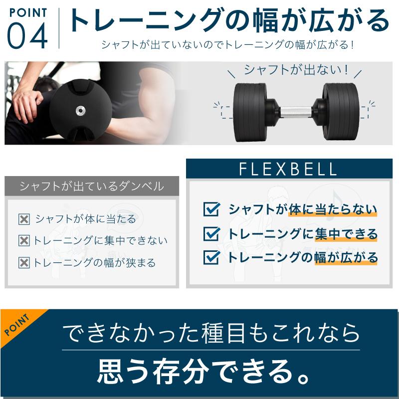 ダンベル フレックスベル 4kg刻み 32kg 1個 可変式ダンベル (1 ダンベル フレックスベル 4kg刻み 32kg 1個 可変式ダンベル (1
