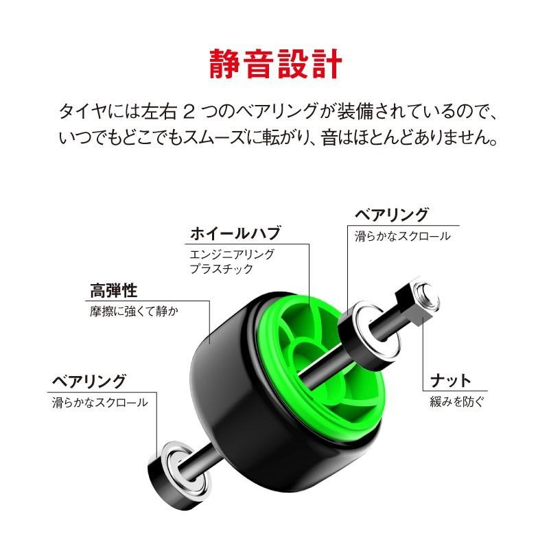 （レビュー投稿で1年保証） ライシン 腹筋ローラー 四輪 静音 筋トレ 腹筋 器具 マット 付き |  | 07
