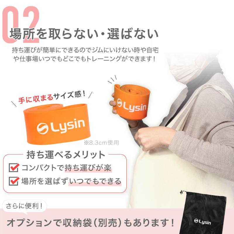 （レビュー投稿で1年保証） ライシン トレーニングチューブ 10.2cm 負荷レベル8/8 ゴム バンド 筋トレ エクササイズ |  | 04
