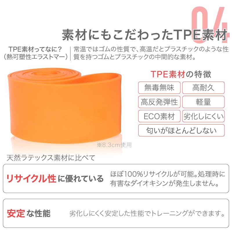 （レビュー投稿で1年保証） ライシン トレーニングチューブ 10.2cm 負荷レベル8/8 ゴム バンド 筋トレ エクササイズ |  | 06