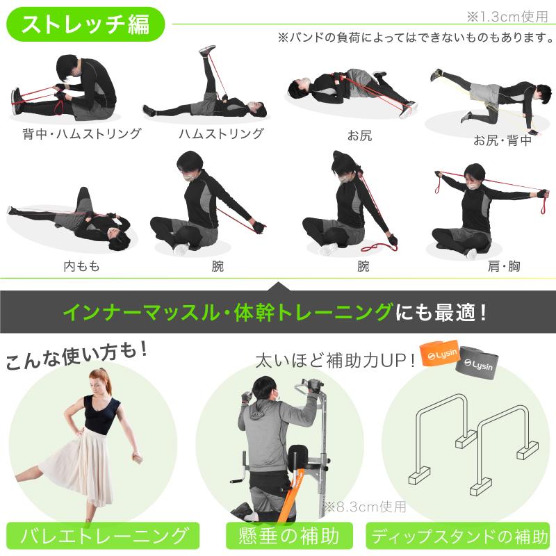 （レビュー投稿で1年保証） ライシン トレーニングチューブ 0.6cm 負荷レベル1/8 ゴム バンド 筋トレ エクササイズ |  | 11