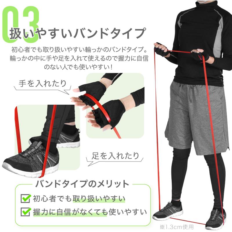 （レビュー投稿で1年保証） ライシン トレーニングチューブ 0.6cm 負荷レベル1/8 ゴム バンド 筋トレ エクササイズ |  | 05