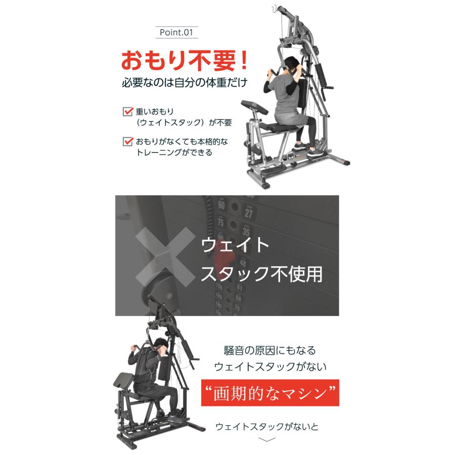 ライシン ホームジム 1台多役 静音設計 自重 総合 筋トレ マシン ライシン ホームジム 1台多役 静音設計 自重 総合 筋トレ マシン