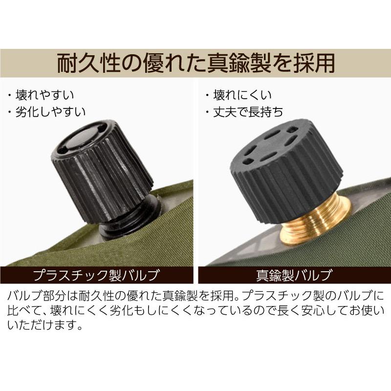 レビュー投稿で1年保証） ライシン キャンプマット インフレーター