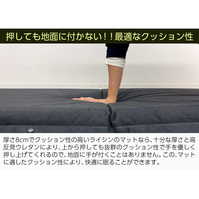 ライシン　２個セット　インフレータブルマット 厚み8cm　ミニバン　車中泊 楽天市場】【レビュー投稿で1年保証】 ライシン キャンプマット