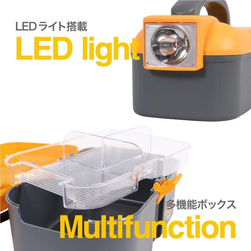 緊急セール Ledライト 懐中電灯 付き 収納 ボックス ケース 緊急用 防災用 災害時用 停電時用 工具箱 ポータブルトーチキット Sサイズ Ls Lbs ライシン Yahoo 店 通販 Yahoo ショッピング
