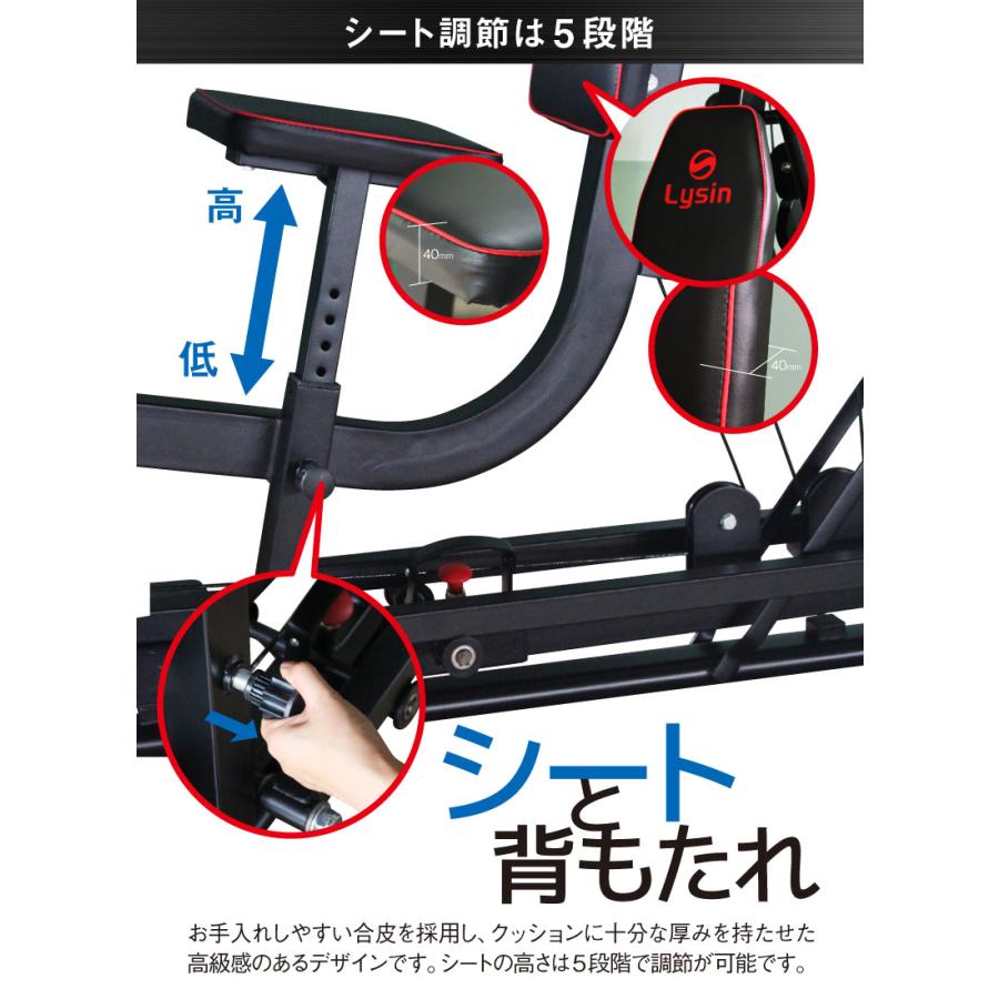 ライシン ホームジム DX マルチ トレーニング 器具 セット 総合 ライシン ホームジム DX マルチ トレーニング 器具 セット 総合