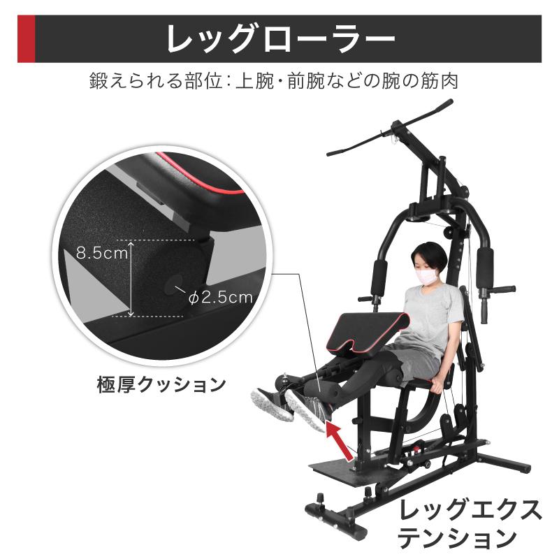 ホームジム トレーニングマシン ウエイトトレーニング マルチホームジム2204 ホームジムDX トレーニングマットセット｜BODYMAKER（ボディメーカー）