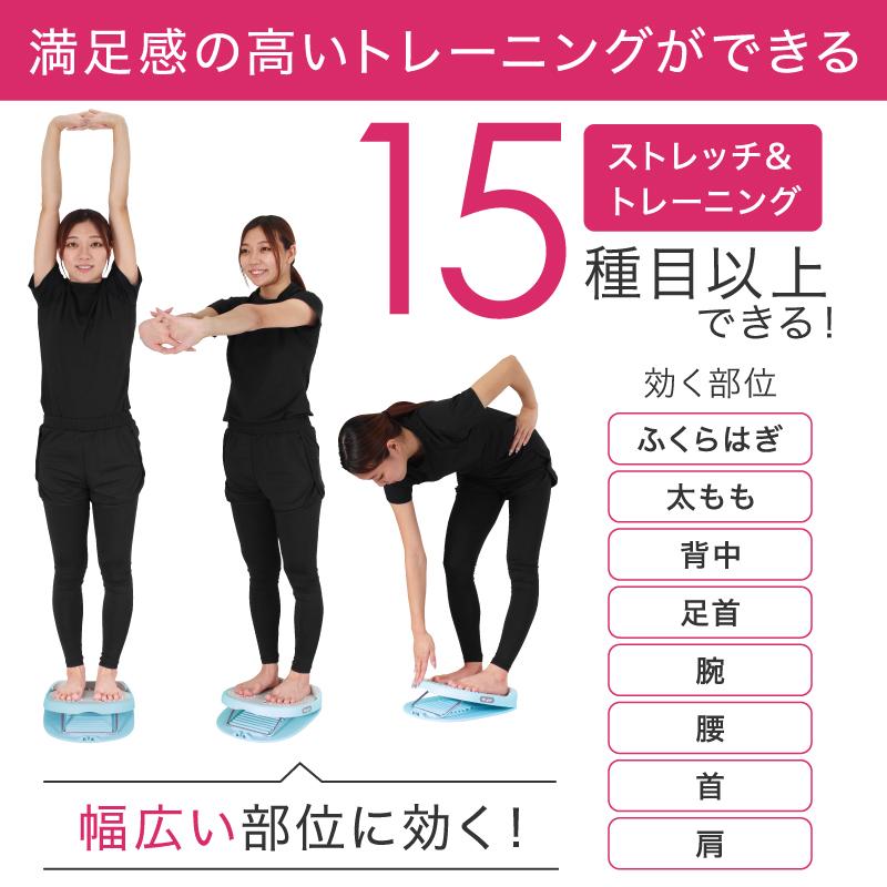 （レビュー投稿で1年保証） ライシン ストレッチボード ふくらはぎ 9段階 マグネット 付き コンパクト 軽量 耐荷重 150kg |  | 07