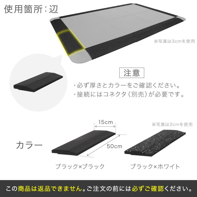 ライシン ゴムマット 専用 スロープ 厚さ 3cm 1枚 トレーニング