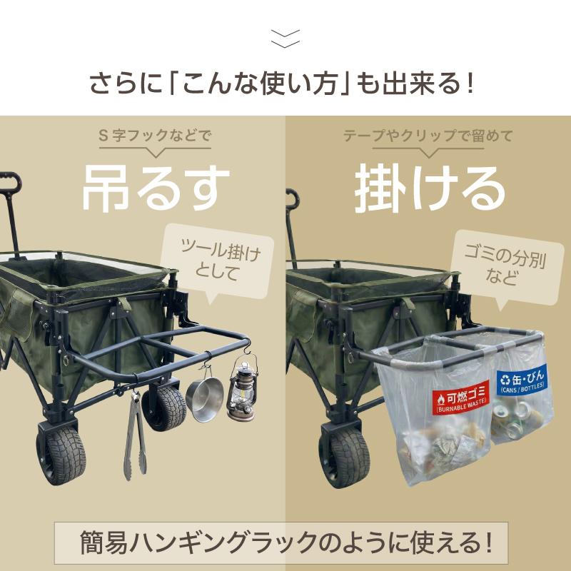 ライシン アウトドアワゴン Eシリーズ専用 固定パーツ（2個組） と 