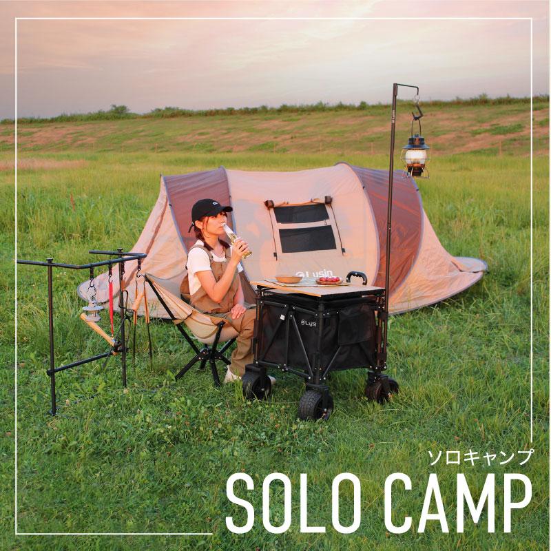 ライシン ランタンスタンド ランタンポール 打ち込み 軽量 高さ調節 2WAY ライシンのアウトドアワゴン Eシリーズ に取付可 収納袋付属 |  | 10