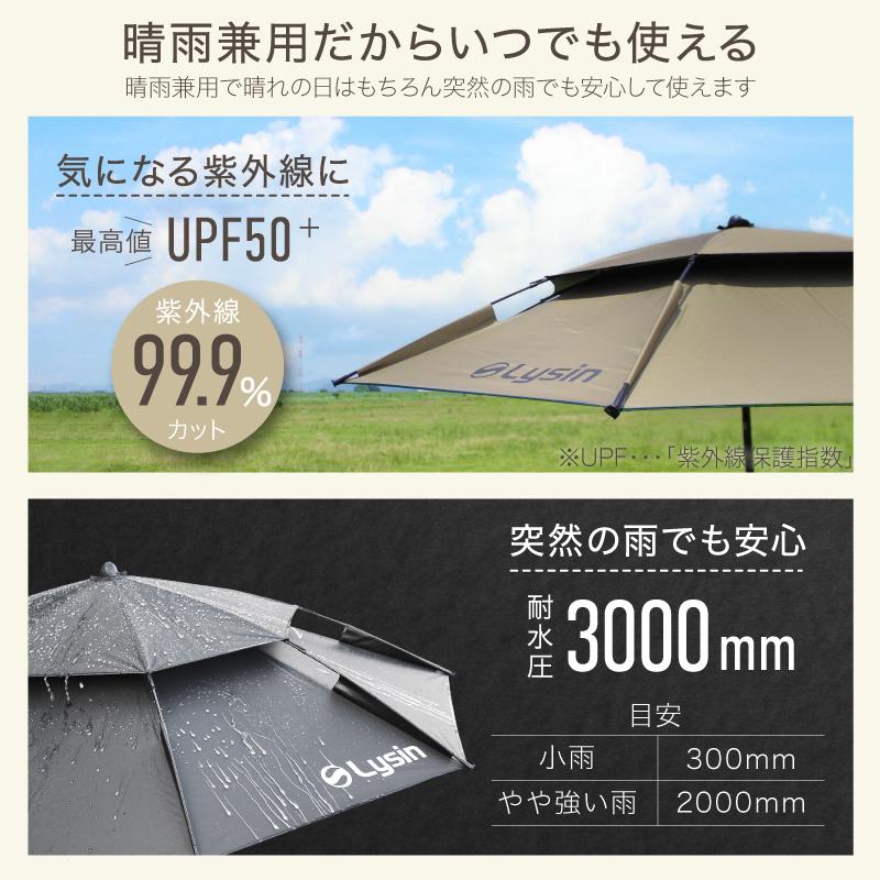 ライシン キャリーワゴン Eシリーズ 専用 パラソル アウトドア 3段階 高さ調節 角度調節 収納袋 付き |  | 10