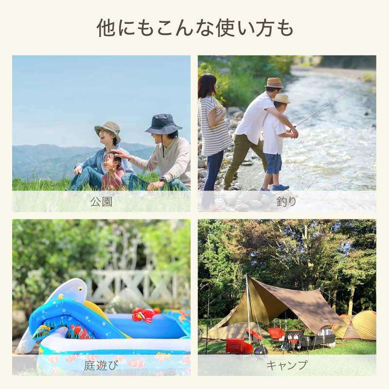 ライシン キャリーワゴン Eシリーズ 専用 パラソル アウトドア 3段階 高さ調節 角度調節 収納袋 付き |  | 06