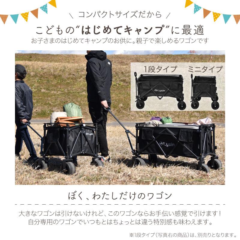 レビュー投稿で2年保証） ライシン アウトドアワゴン 最大110L