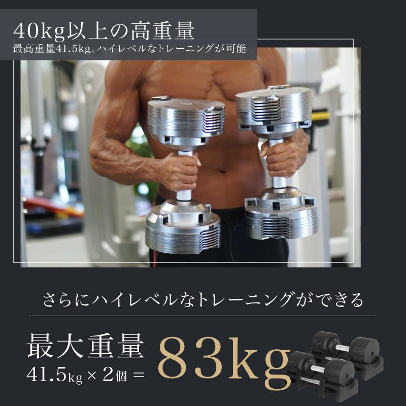 レビュー投稿で2年保証) プロバーベル 41.5kg 1.5kg刻み 2個 レビュー投稿で2年保証) プロバーベル 41.5kg 1.5kg刻み 2個