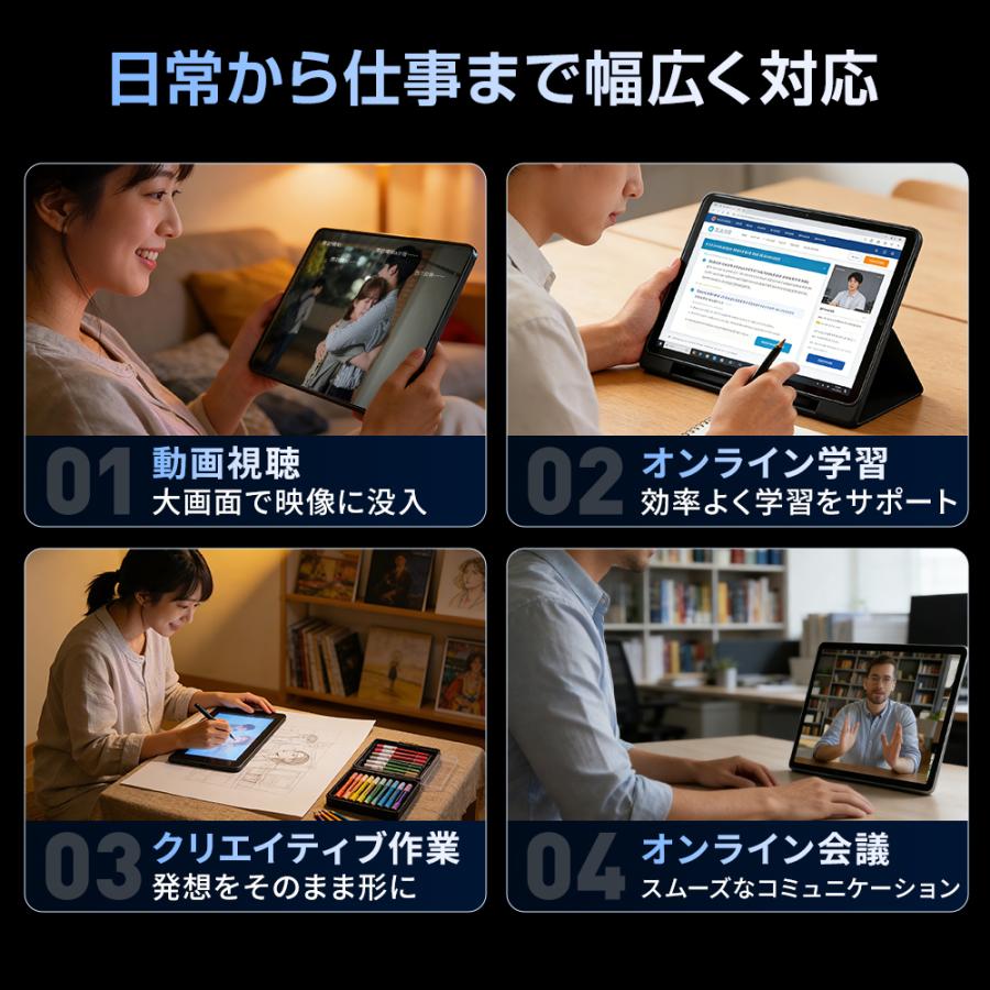Android 16 タブレット 10.1インチ 安い 大画面 Wi-Fiモデル Bluetooth