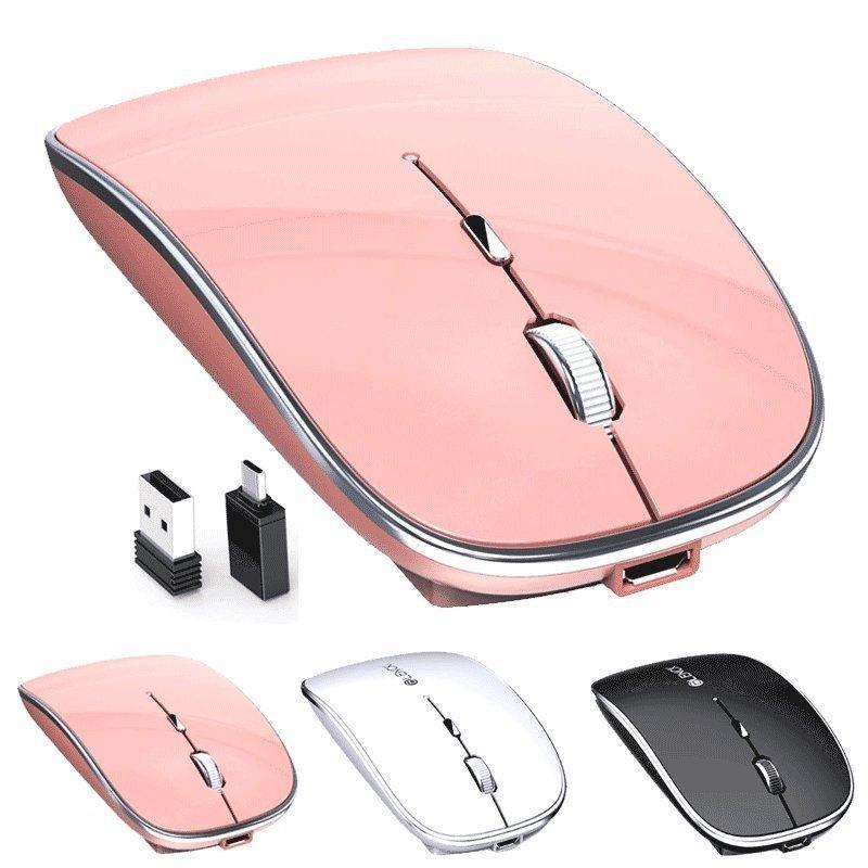 マウス ワイヤレスマウス 無線 超静音 バッテリー内蔵 充電式 超薄型 省エネルギー 高精度 Mac/Windows/surface/Microsoft Proに対応 送料無料 (q23)