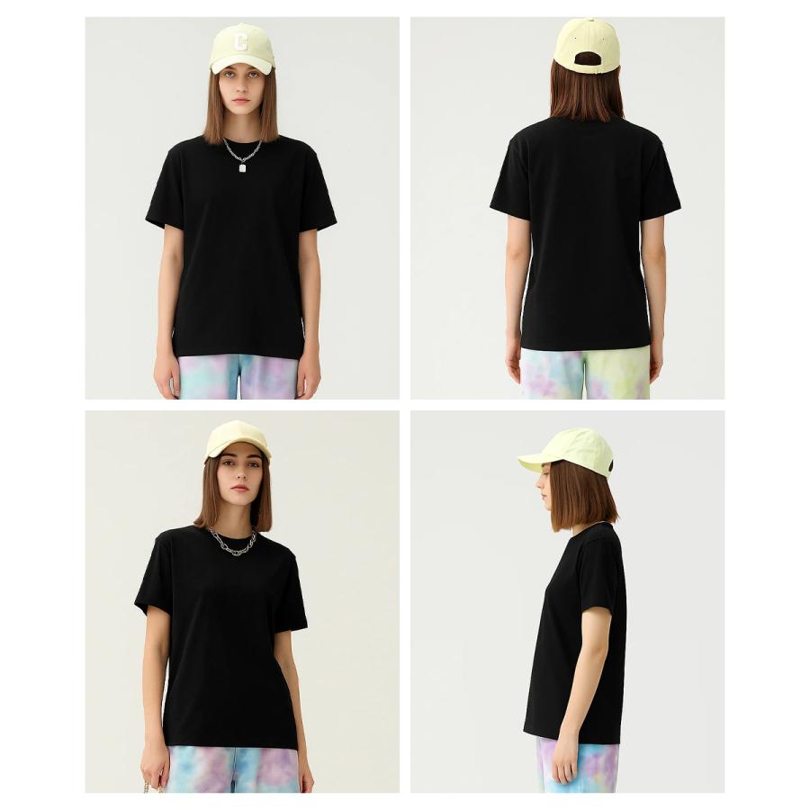 tシャツ メンズ 半袖 無地 Tシャツ レディース 綿100％ 黒 白 コットン ユニセックス キッズ レーニング Tシャツ 丸首 大きいサイズ 厚手 S M L XL XXL 2XL |  | 11