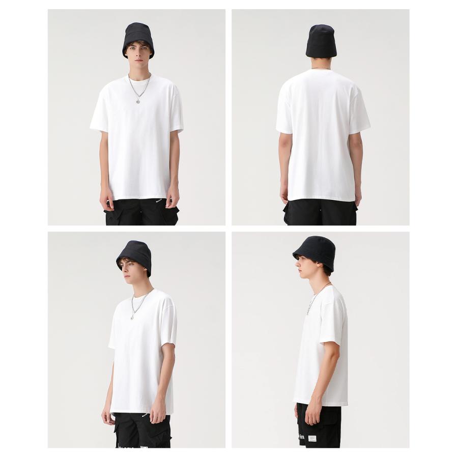 tシャツ メンズ 半袖 無地 Tシャツ レディース 綿100％ 黒 白 コットン ユニセックス キッズ レーニング Tシャツ 丸首 大きいサイズ 厚手 S M L XL XXL 2XL |  | 12