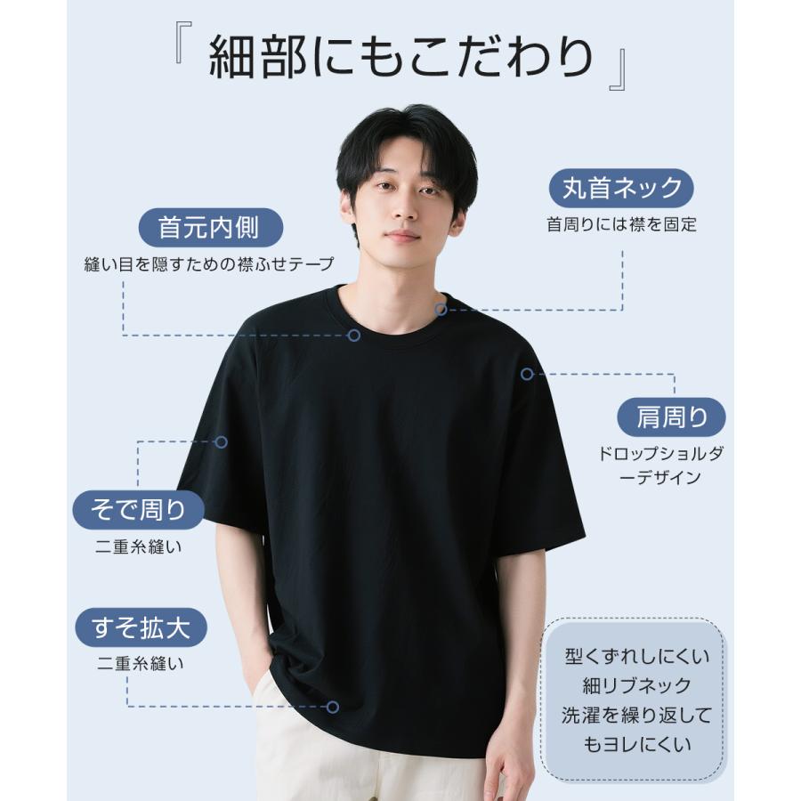 tシャツ メンズ 半袖 無地 Tシャツ レディース 綿100％ 黒 白 コットン ユニセックス キッズ レーニング Tシャツ 丸首 大きいサイズ 厚手 S M L XL XXL 2XL |  | 03