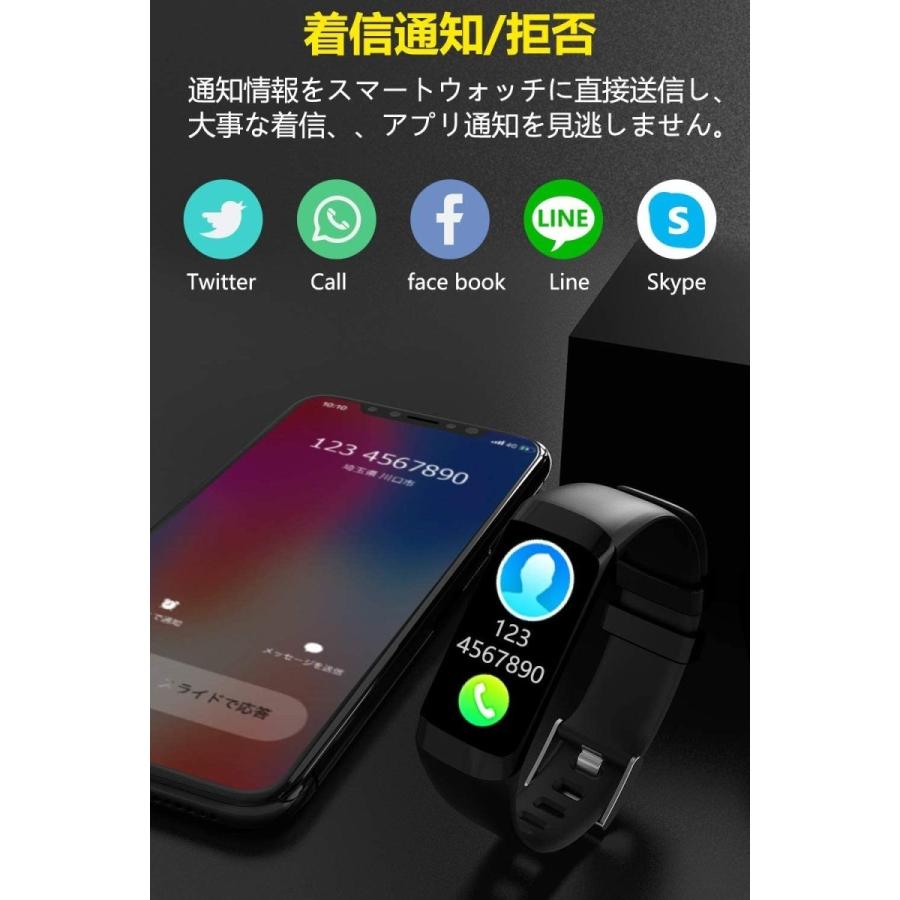スマートウォッチ ブレスレット Iphone Android 対応 Line 着信通知 日本語 説明書 男女兼用 レディース メンズ カラースクリーン 腕時計 V V Lzグループ 通販 Yahoo ショッピング