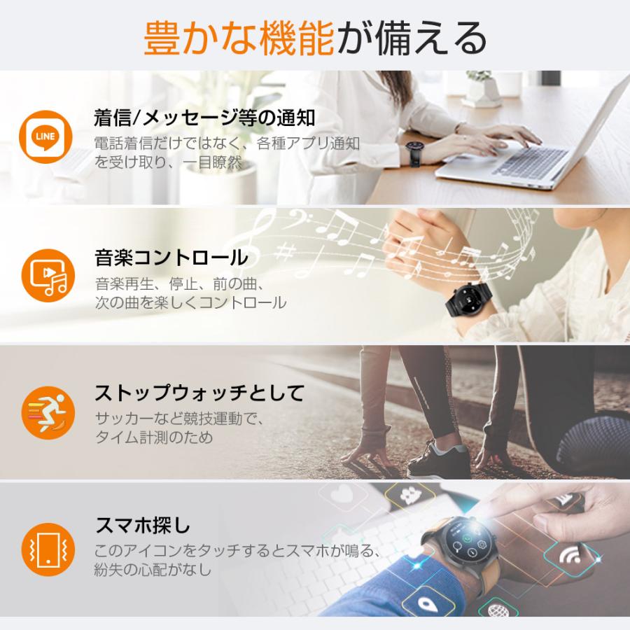 スマートウォッチ 22最新版 通話機能 Bluetooth5 2 24時間体温監視 健康管理 心拍計 歩数計 血中酸素 睡眠検測 音楽再生 着信通知 Iphone Android対応 Y03 Lzグループ 通販 Yahoo ショッピング