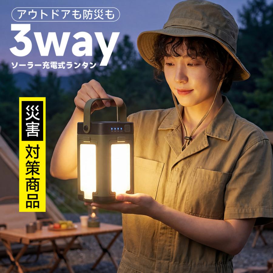 手提げタイプ(4個セット, 暖色) ランタン ソーラー ソーラーライト ランタン キャンプランタン ランタン ledランタン ソーラー 充電式 6000mAh 5面