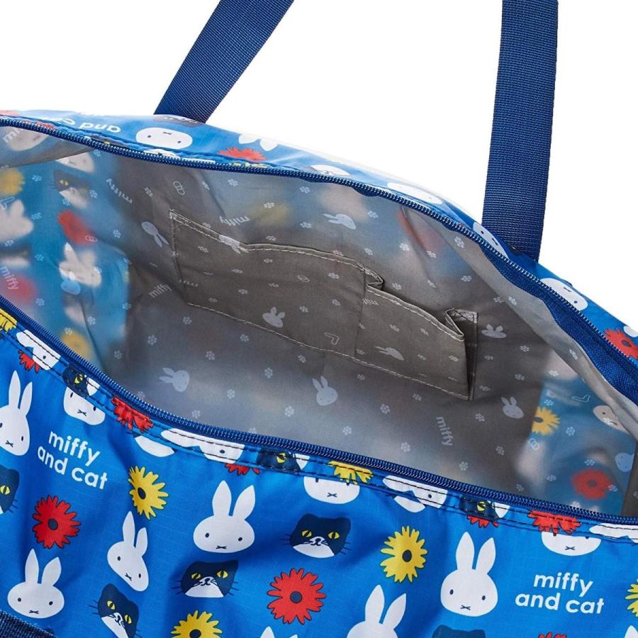 ハピタス 折りたたみボストンバッグ 大型 キャリーオン可能 豊富な柄 H0004 キャットフラワーブルー Www Arilab Com Tr Index Php