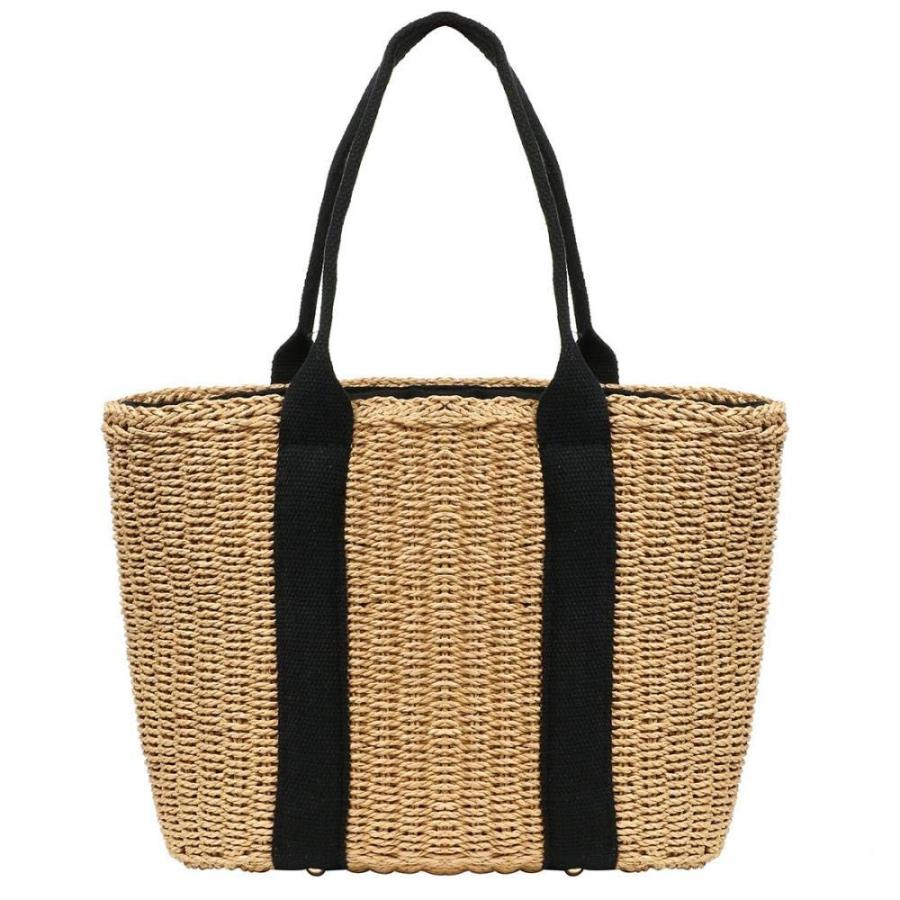 Benedent かごバッグ レディース トートバッグ おしゃれ 可愛い 夏 人気 草編みバッグ パーチャスバッグ 手提げバッグ ハンドバッ Supersport Tn