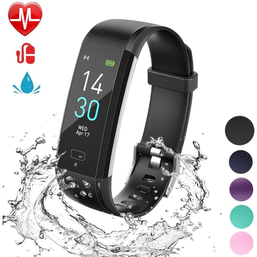 スマートスポーツ時計 歩数計 活動量計 心拍計 腕時計ip68防水スポーツウォッチ睡眠監視 フィットネストラッカー 子供向 女性 男性 の Sagaretxe Net