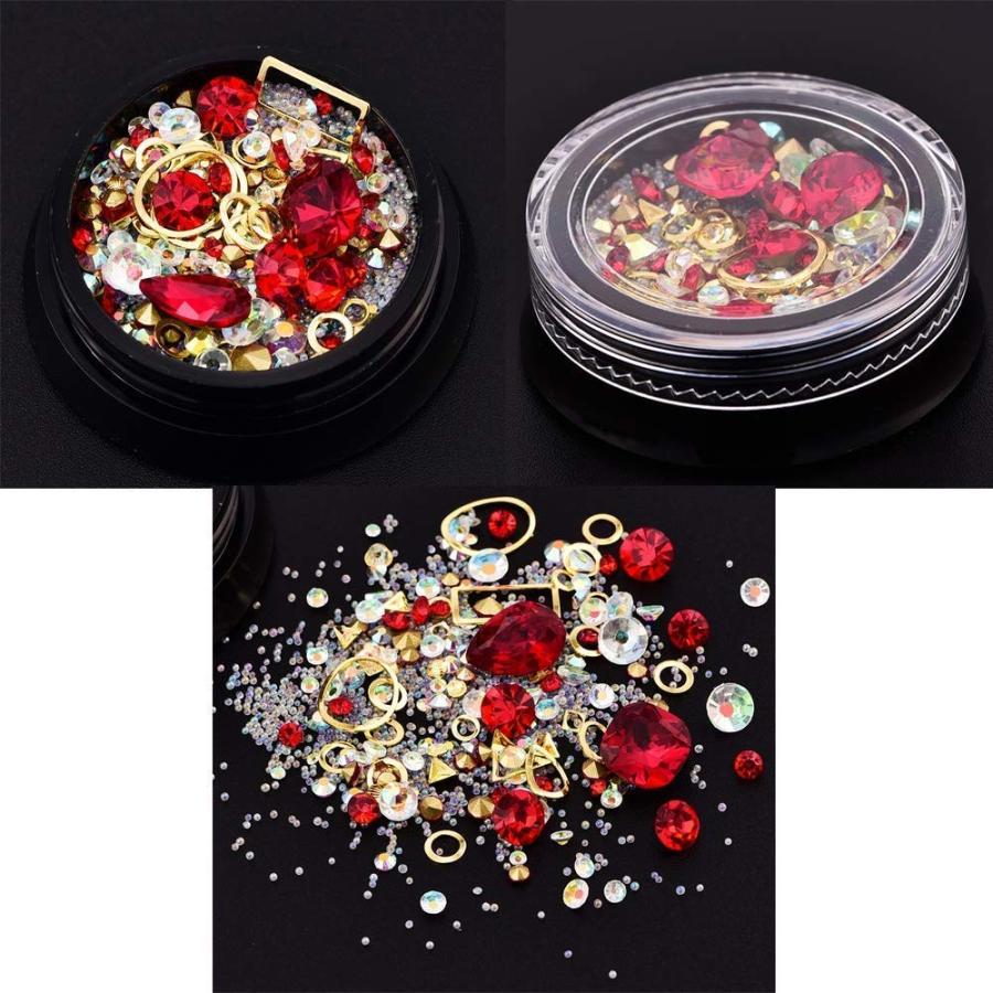 ASNOMY メタルパーツ ネイルパール 混在 mix ゴールド ネイルアート 