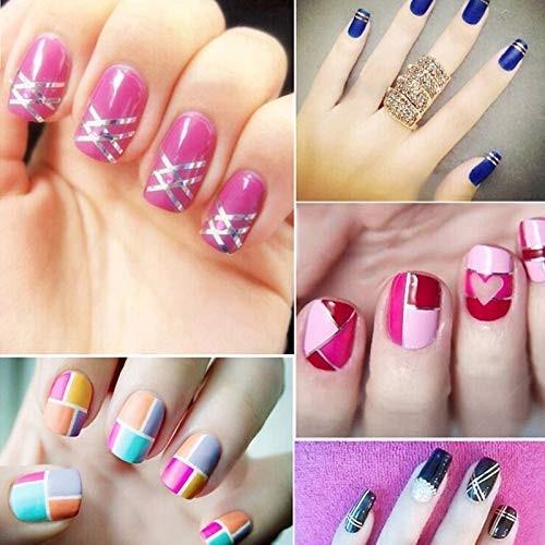 Kingsie ネイルアート用 ラインテープ 40色 幅1mm 専用ケース4個付き ラインアートテープ レーザーラインテープ ジェルネイル Oze Reien Jp Index Php