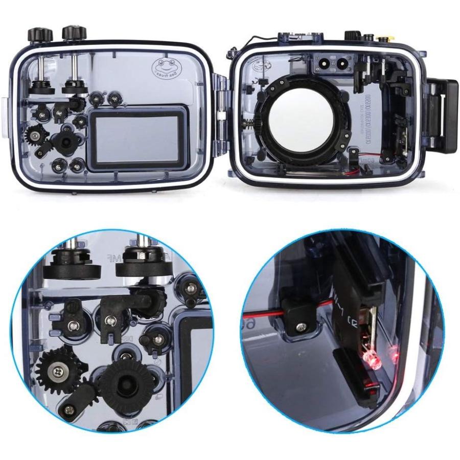 Seafrogs カメラ 水中撮影 ハウジングケース ソニーa6500 A6300 A6000