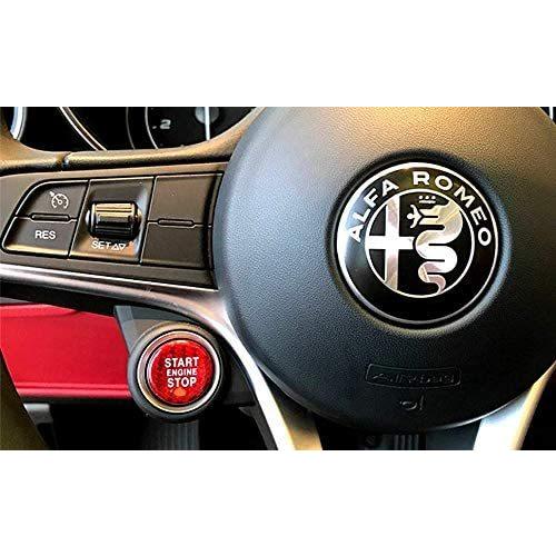 Alfa Romeo 割引発見 アルファロメオ 自動エンジン 開始 停止 ボタン エンジン 車 自動車 装飾 キーボタン アクセサリー
