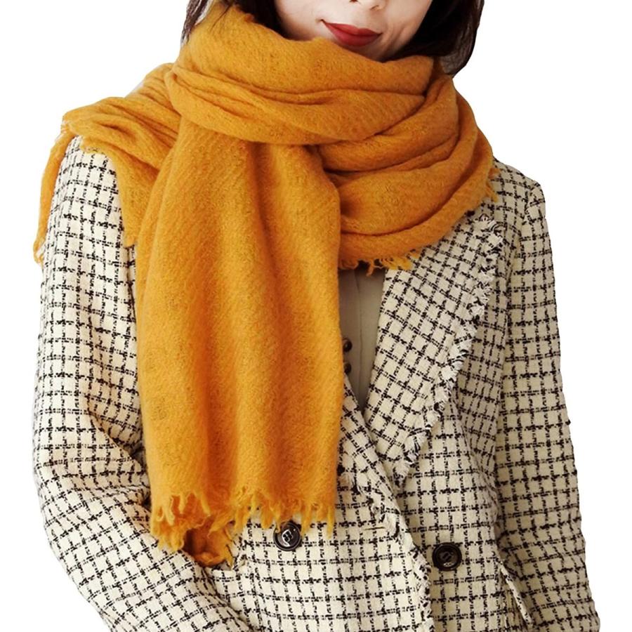 メール便なら送料無料 最高級 カシミヤ 100 マフラー レディース スカーフ 大判 ストール チェック ギフト 秋 冬 プレゼント黄色 21新作 Www Skylanceronline Com