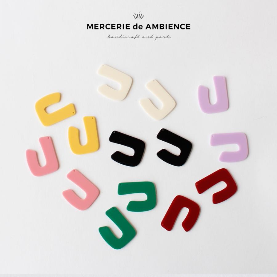 カラフル変形u形プレート 2個セットメール便対応 ハンドメイドパーツ ビーズ ピアス アクセサリーパーツ ピアス イヤリング ビンテージ ヴィンテージ風 1 Ac 1908 14 手芸店 Mercerie De Ambience 通販 Yahoo ショッピング